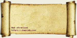 Sava Krnjinac vizit kartica